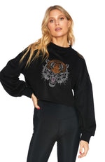 Beach Riot - Cropped Tiger Sweater - 35 Strong