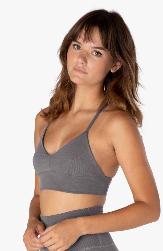 Beyond Yoga All Around Wrapped Cropped Oatmeal Heather BH7535 - Free  Shipping at Largo Drive