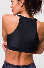 Onzie - Ribbed High Neck Crop Top - 35 Strong