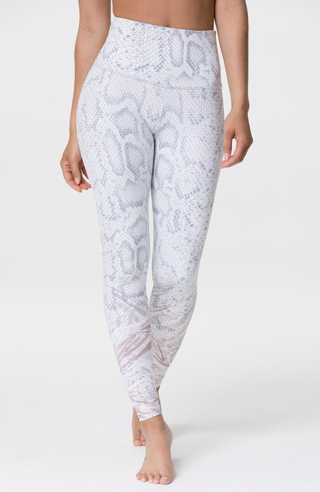 Alo Yoga Womens Gray Printed Pull On Pants Leggings Size XS - Shop