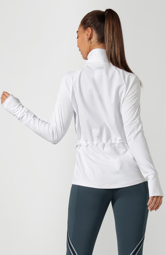 Envision Immorality Sortie white long sleeve activewear Marked Definitive  stimulate