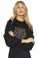 Beach Riot - Cropped Tiger Sweater - 35 Strong